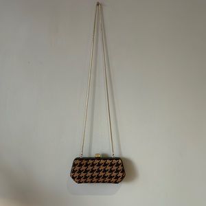 One of a Kind Rebecca Minkoff Mohair Houndstooth Clutch/Crossbody